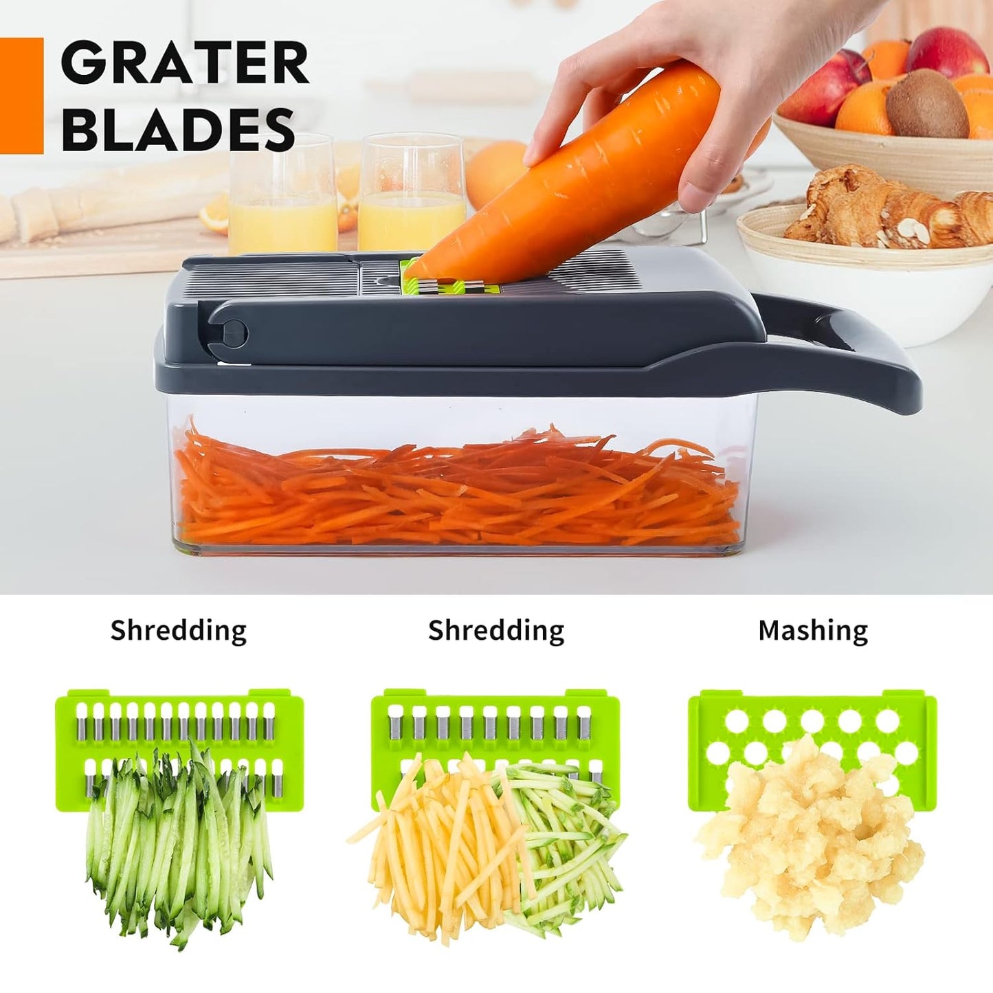 Multifunctional 13 In 1 Food Chopper
