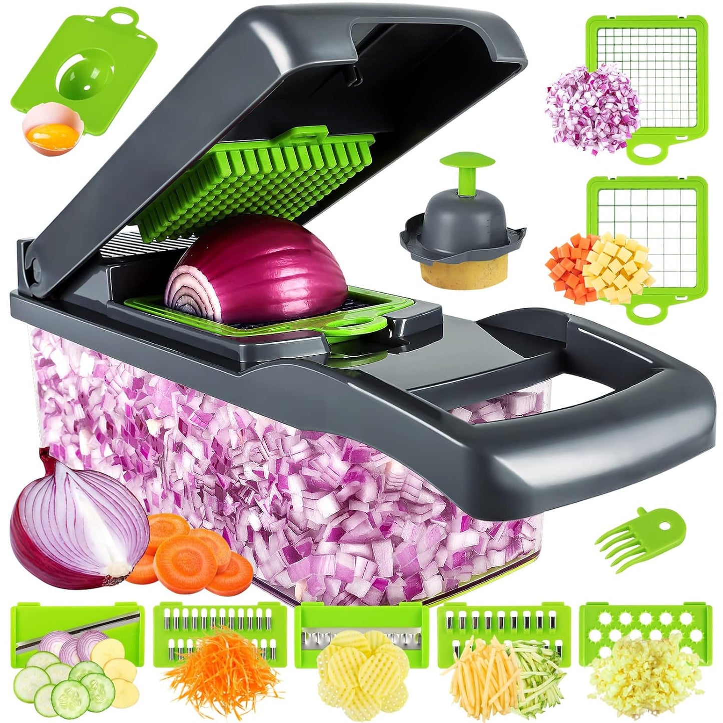 Multifunctional 13 In 1 Food Chopper