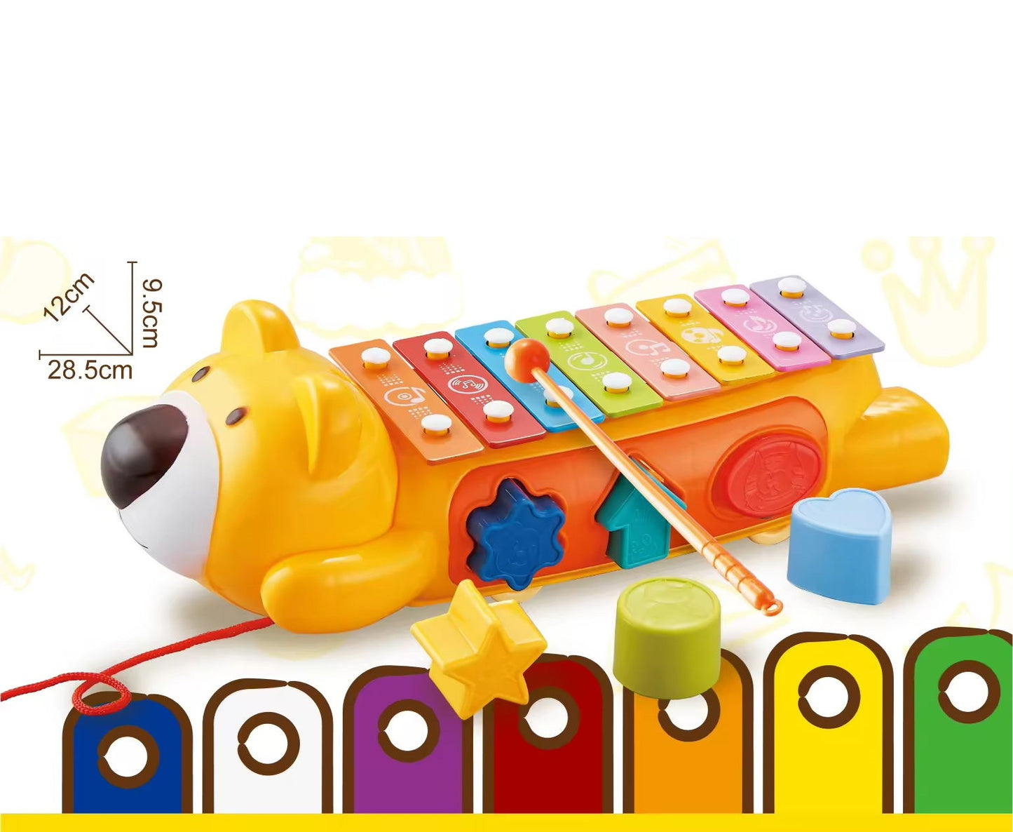 Bear Sliding Musical Toy