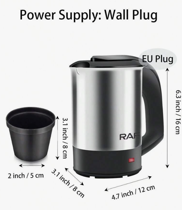 RAF - Stainless Steel Electric Kettle